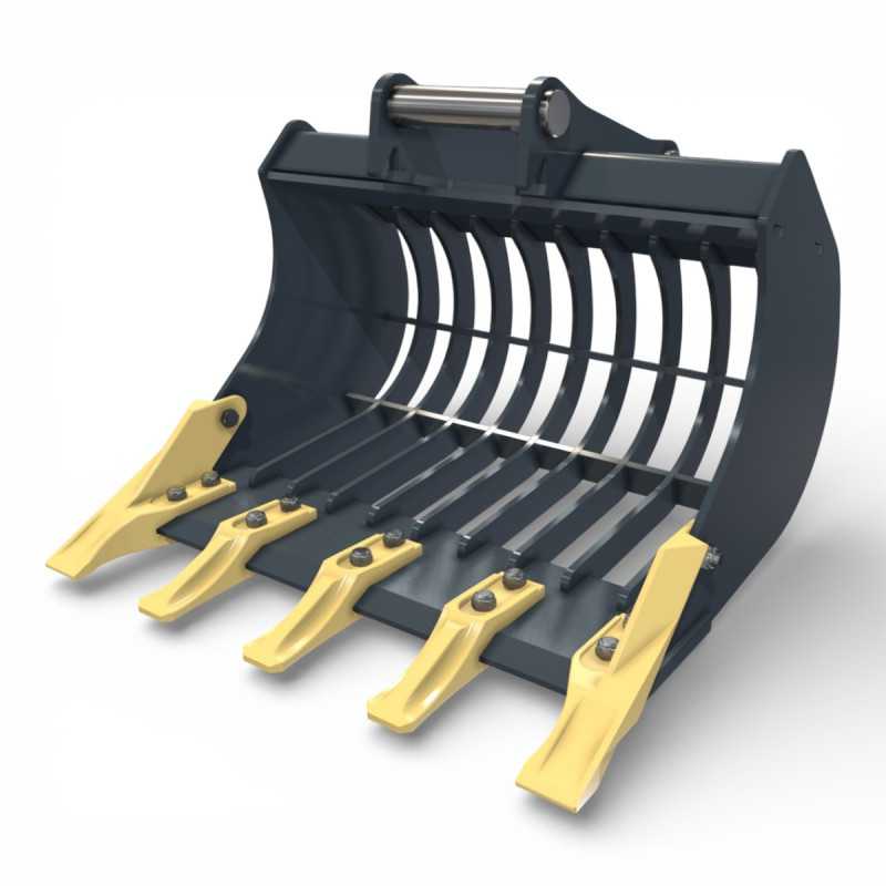Cupa sortare prindere CR15 Cangini pentru miniexcavator cu structura ranforsata