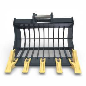 Cupa grilata miniexcavator SL10 pentru separarea pamantului excavat
