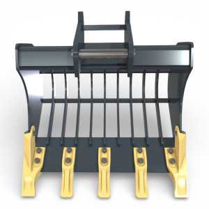 Cupa sortare prindere SL10 SafeLock pentru miniexcavator cu structura ranforsata
