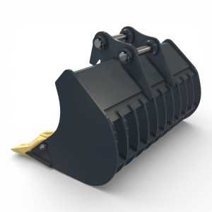Cupa sortare miniexcavator Tefra pentru lucrari de canalizare