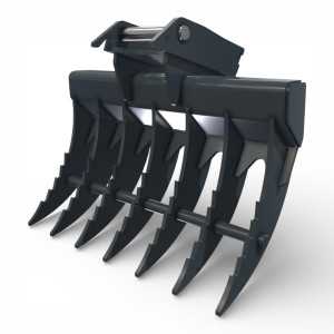 Grebla prindere AR15 Cangini pentru miniexcavator realizata din otel S355