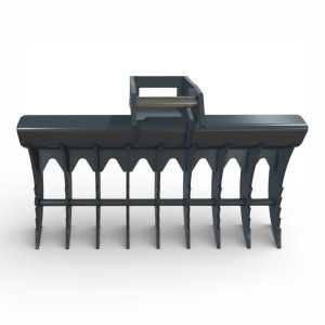 Grebla miniexcavator AR15 pentru curatarea santurilor si canalizarilor