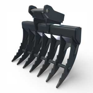 Grebla prindere CS21 Came pentru miniexcavator cu dinti din otel S355