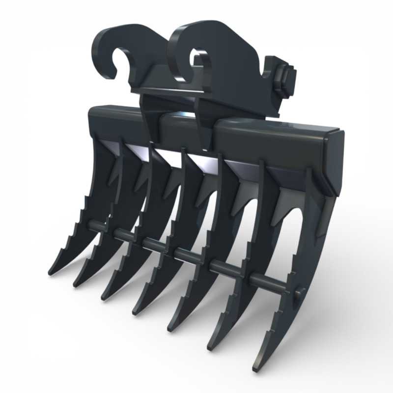 Grebla CW05 Verachtert cu dinti de 10 mm pentru lucrari de curatare teren
