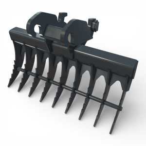 Grebla pentru miniexcavator CW05 destinata nivelarii si finisarii solului