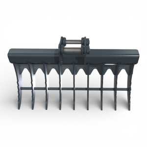 Grebla miniexcavator pentru lucrari agricole usoare