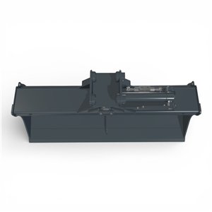 vedere laterala cupa taluz cu inclinare Takeuchi TB015 