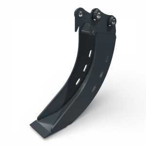 Cupa banana Takeuchi TB015 cu lama de uzura Hardox pentru sol compact