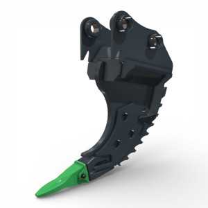 Ripper Bobcat E08 montat pe miniexcavator pentru sol compactat