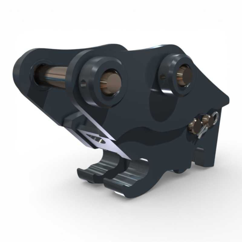 Cupla rapida Bobcat E08 montata pe miniexcavator pentru schimb rapid accesorii