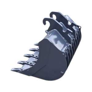 Sortare eficienta cu cupa griliata miniexcavator 2.9 - 3.9 tone