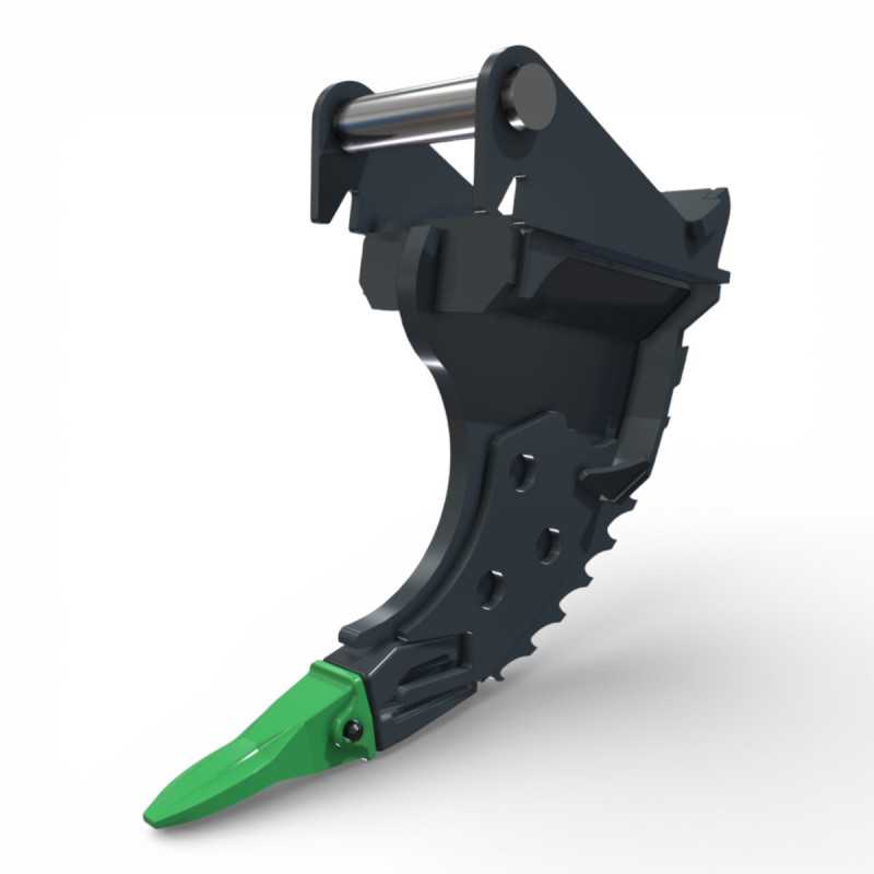 Ripper prindere SL10 SafeLock montat pe miniexcavator pentru sol dur