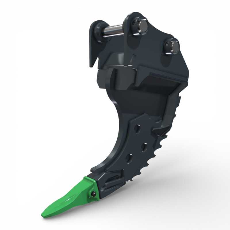 ripper prindere Strickland montat pe miniexcavator pentru sol dur