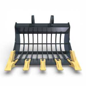 Cupa grilata miniexcavator CW05 pentru amenajari peisagistice